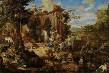 Johann Rudolf Bys - Die Erde (aus der Folge der Vier Elemente) - 1666 - Bavarian State Painting Collections