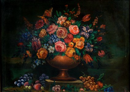 Johann Wilhelm Preyer - Vase voller Blumen