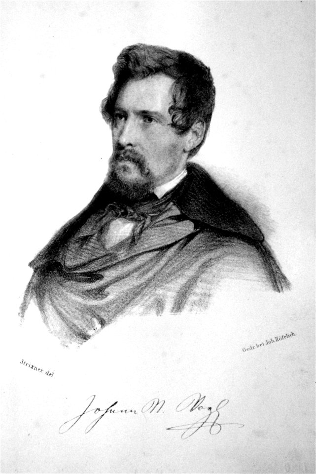 Johann Nepomuk Vogl Strixner Litho