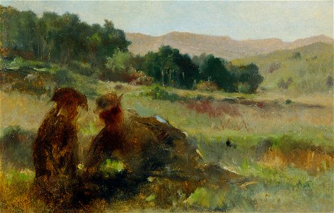 Johann Till der Jüngere - Landschaft mit Jäger und Hund - 5189 - Österreichische Galerie Belvedere