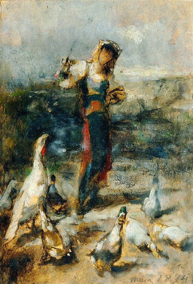 Johann Till der Jüngere - Mädchen mit Geflügel - 5333 - Österreichische Galerie Belvedere