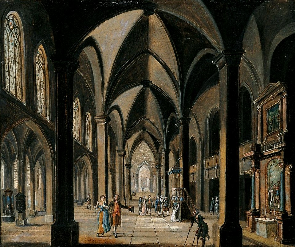 Johann Peter Neff Kircheninterieur