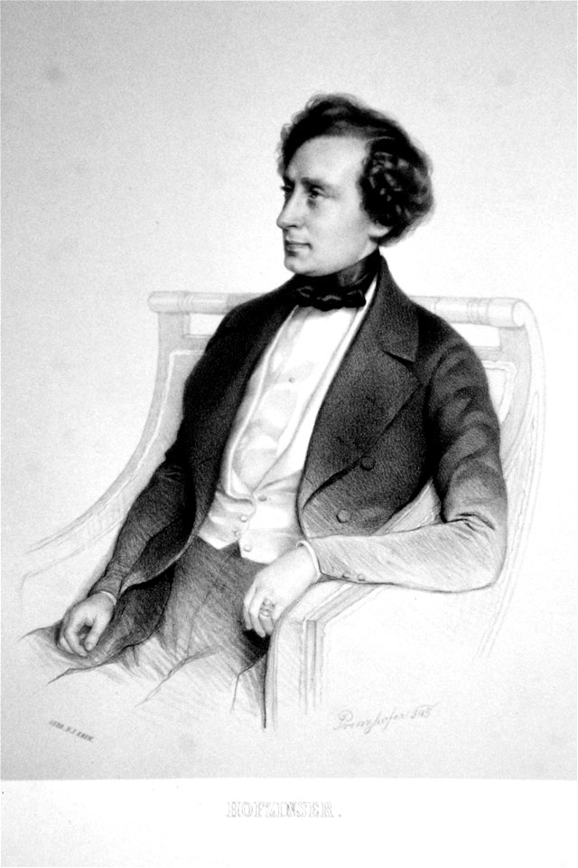 Johann Nepomuk Hofzinser Litho