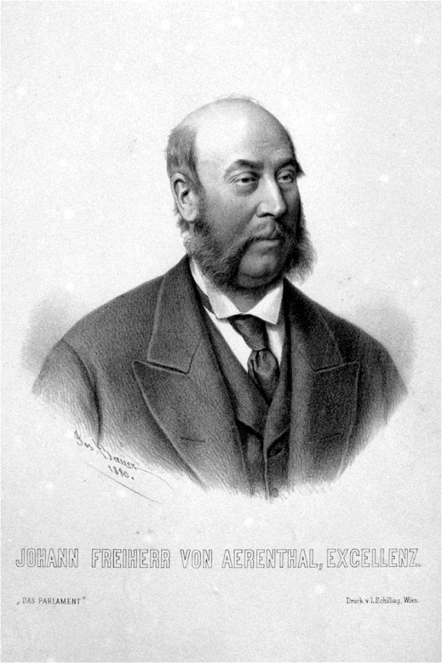 Johann von Aereenthal Litho