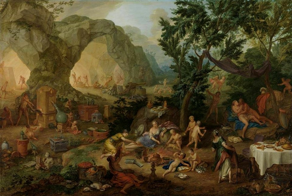 Johann Rudolf Bys - Das Feuer (aus der Folge der Vier Elemente) - 1668 - Bavarian State Painting Collections