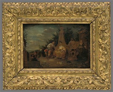 Johann Paul Pferg - Galantná scéna - M 210 - Ernest Zmeták Art Gallery