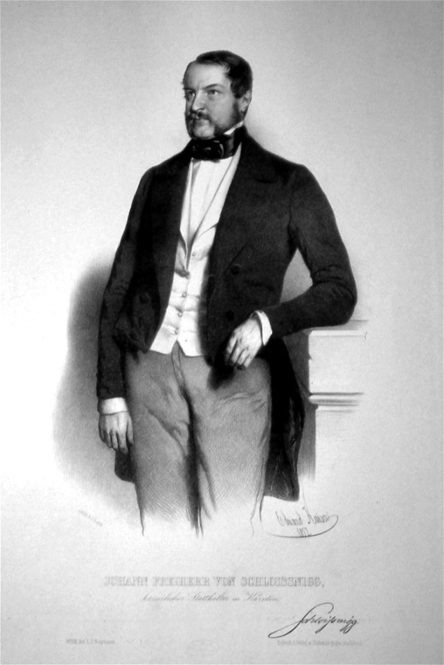 Johann von Schloissnigg Litho