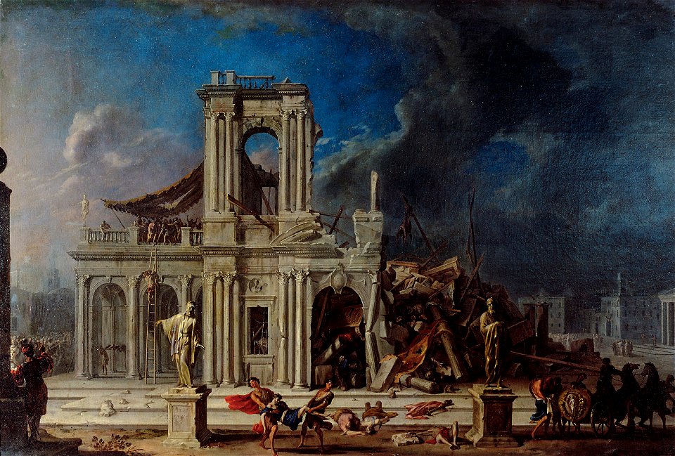 Johann Heinrich Schönfeld - Simsons Rache an den Philistern - GG 2666 - Kunsthistorisches Museum