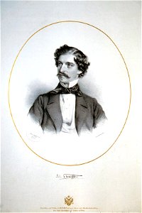 Johann Strauss Sohn Litho
