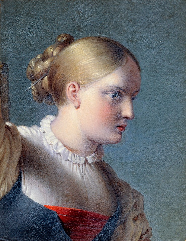 Johann Peter Krafft - Brustbild eines Mädchens (Studie zu Hermann und Dorothea) - 6650 - Österreichische Galerie Belvedere
