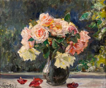 Johanna Lössl - Ein Rosenstrauß