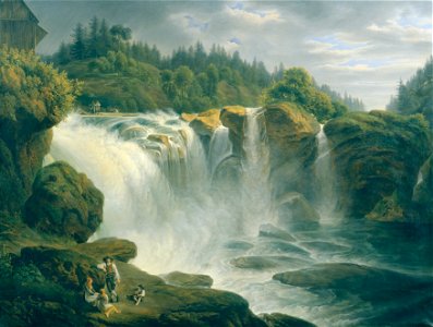Johann Nepomuk Schödlberger - Der Traunfall bei Gmunden - 3735 - Kunsthistorisches Museum