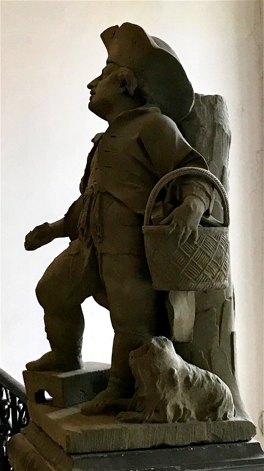 Johann Peter Wagner - Knabe mit Hund, Bürsten verkaufend - BNM