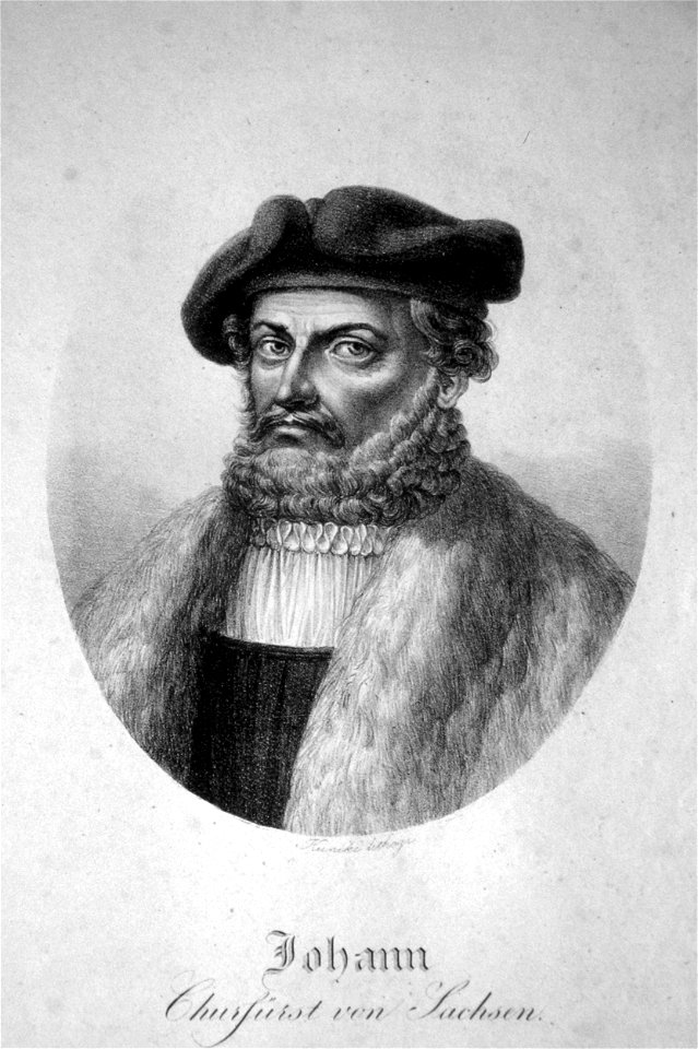 Johann von Sachsen Litho