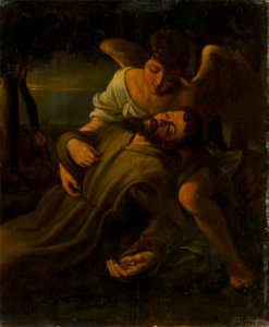 Johann Precht - Sv. František s anjelom - O 3755 - Slovak National Gallery