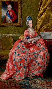 Johann Zoffany - Portrait of the Archduchess Maria Amalia of Austria, Duchess of Parma - 2015.663 - Museum of Fine Arts, Houston. Free illustration for personal and commercial use.