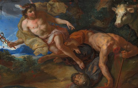 Johann Michael Rottmayr - Mercury rescues the disguised Io after beheading Argus - 1961.37 - Art Institute of Chicago