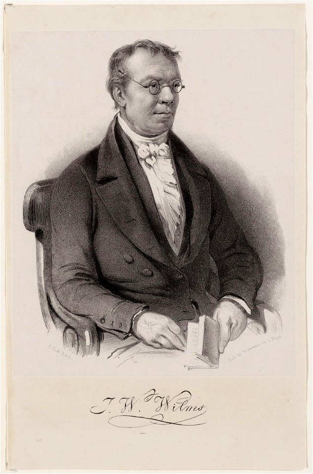Johann Wilhelm Wilms - P Blommers, Afb 010097009461