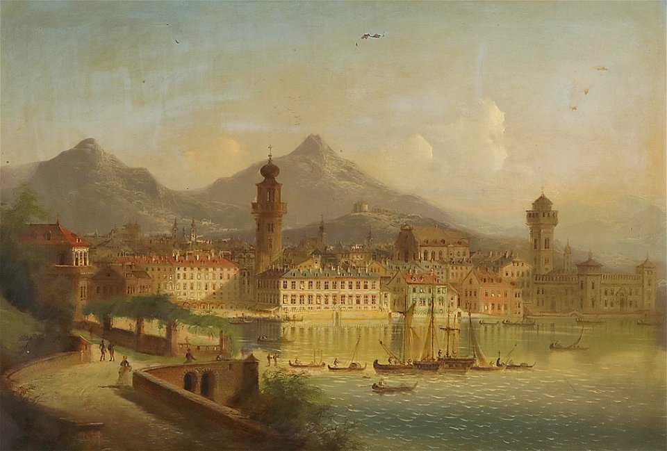 Johann Wilhelm Jankowsky Riva am Gardasee