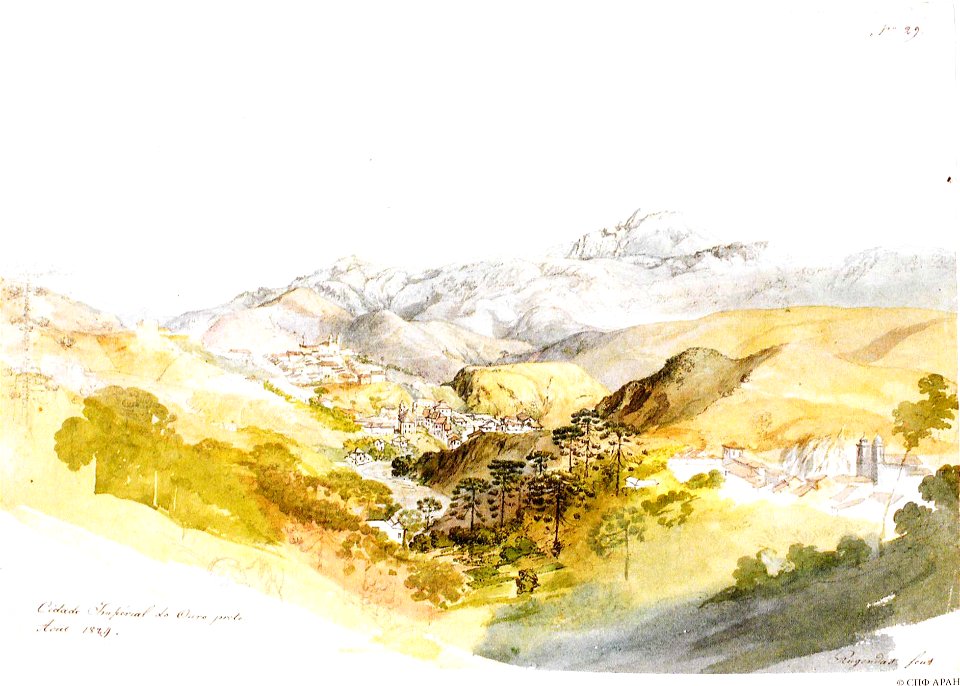 Johann Moritz Rugendas Ouro Preto 1824
