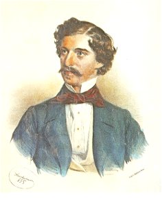Johann Strauss II by Josef Kriehuber 1853