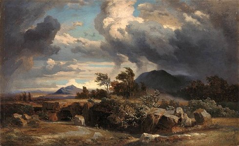 Johann Wilhelm Schirmer - Stürmischer Abend - 9006 - Bavarian State Painting Collections
