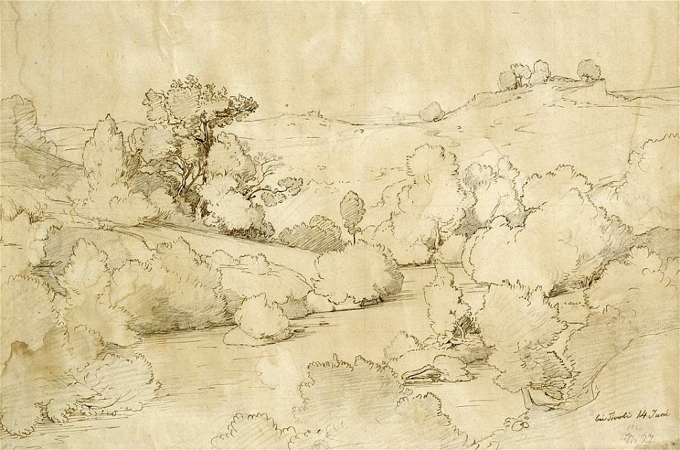 Johann Wilhelm Schirmer Landschaft bei Tivoli