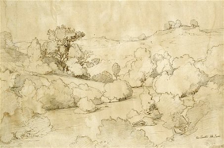 Johann Wilhelm Schirmer Landschaft bei Tivoli