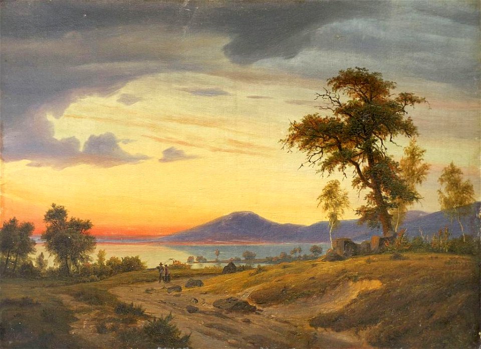 Johann Wilhelm Schirmer Landschaft am Oberrhein