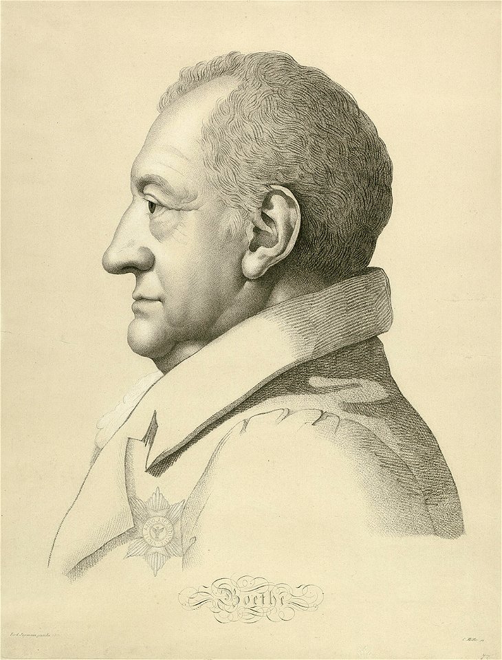 Johann Wolfgang von Goethe 1817