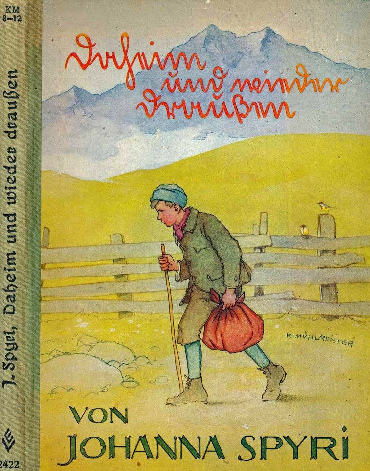 Johanna Spyri - Daheim und wieder draußen, 1936. Free illustration for personal and commercial use.
