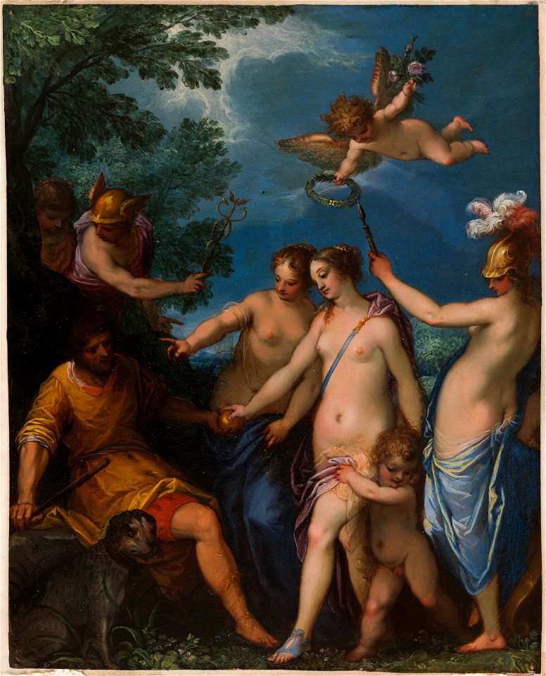 Johann Rottenhammer - Le Jugement de Pâris - PDUT964 - Musée des Beaux-Arts de la ville de Paris