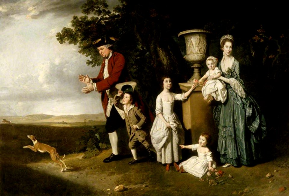 Johann Zoffany (1733-1810) - The Woodley Family - 1257159 - National Trust