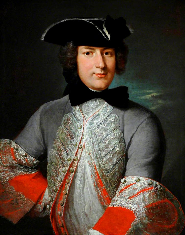 Johann Rudolf Huber (1668-1748) - Portrait of a Gentleman in Grey - 959495 - National Trust