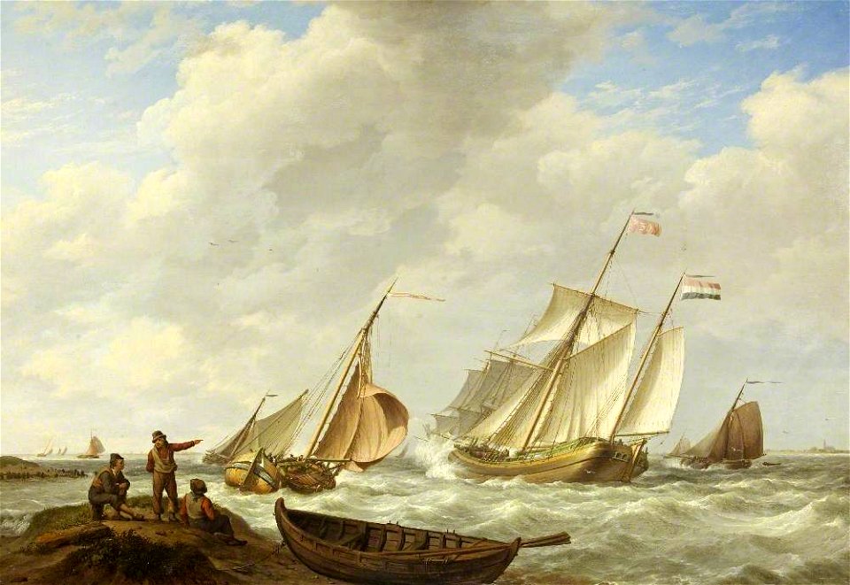 Johannes Hermanus Koekkoek (1778-1851) - On the Scheldt - 27422 - National Trust