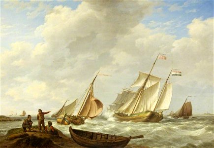 Johannes Hermanus Koekkoek (1778-1851) - On the Scheldt - 27422 - National Trust