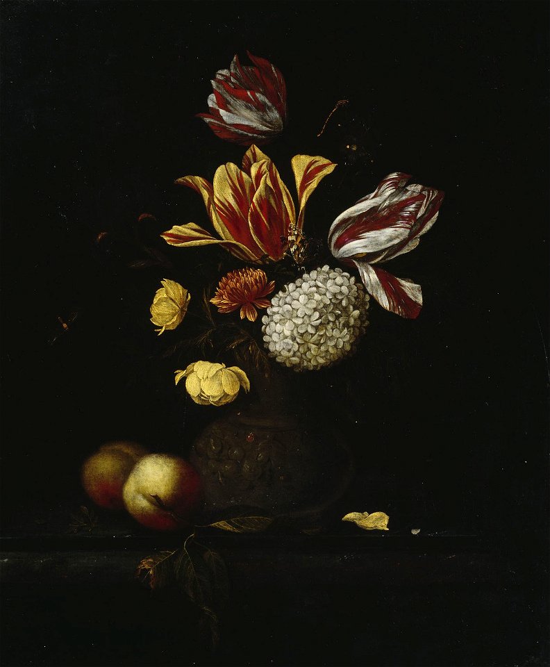 Johannes Borman - Still life with flowers - S-1996-104 - Finnish National Gallery
