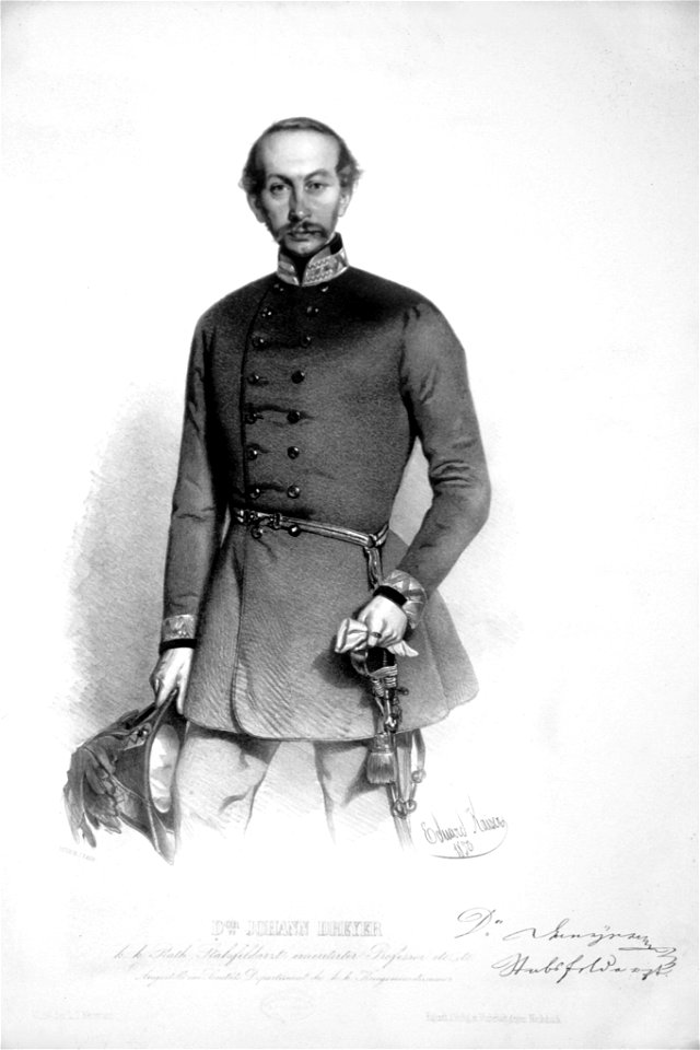 Johann Traugott Dreyer Litho von Kaiser