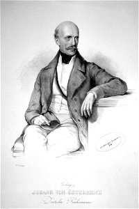 Johann von Österreich 1848 Litho