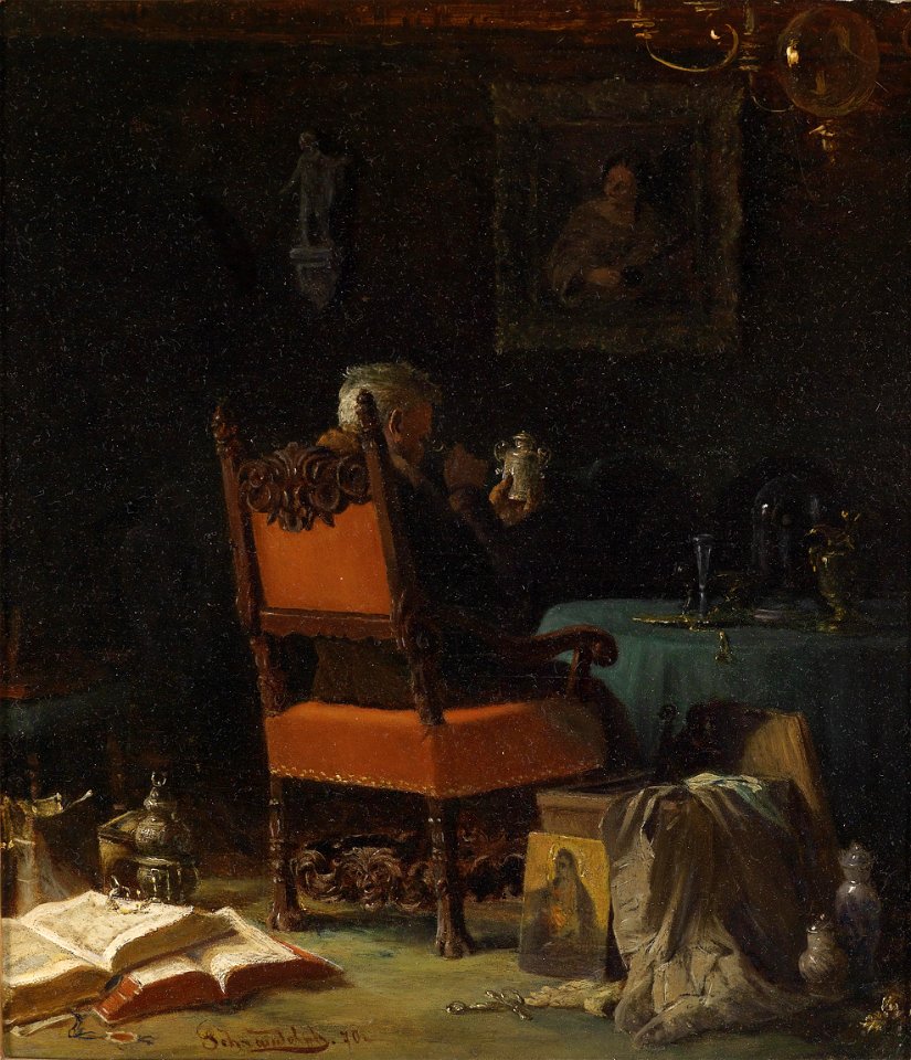 Johann von Schraudolph Der Antiquitätenliebhaber 1870