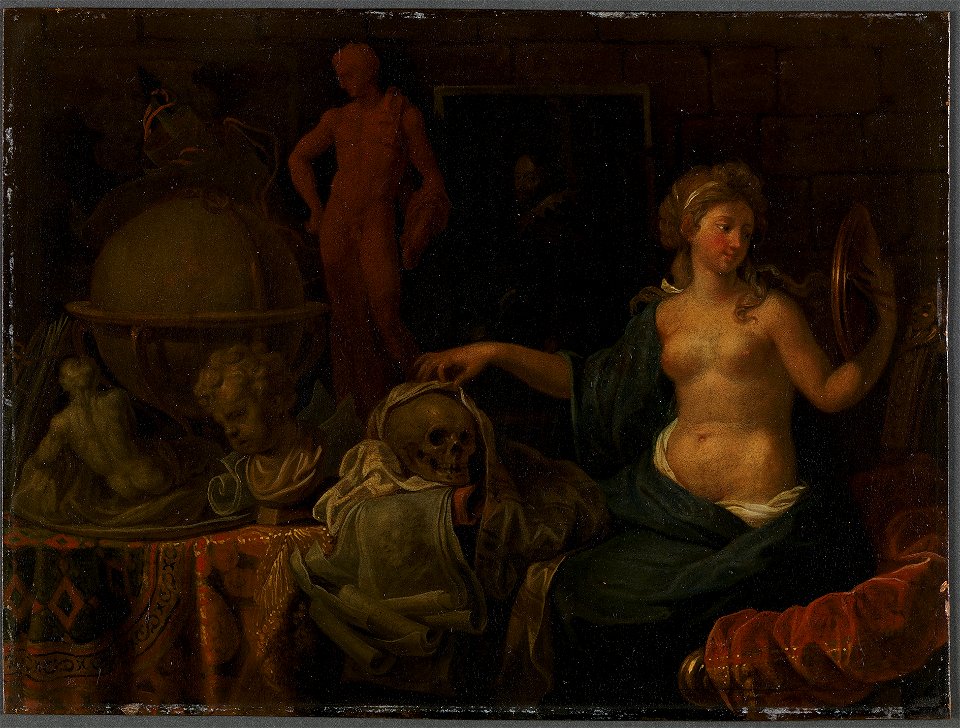 Johann Sigismund Ebert - Vanitas - KMS3072 - Statens Museum for Kunst