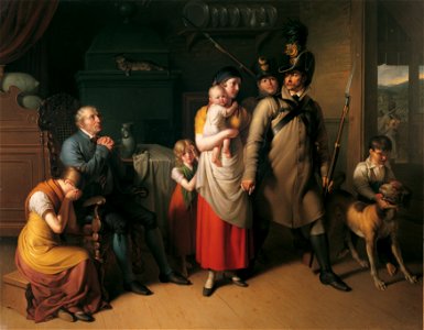 Johann Peter Krafft - Der Abschied des Landwehrmannes - 2242 - Kunsthistorisches Museum