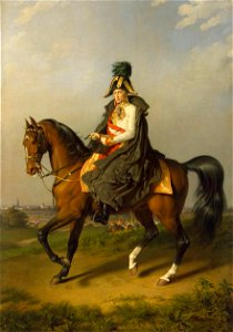 Johann Peter Krafft - Equestrian Portrait of Franz I - WGA12272