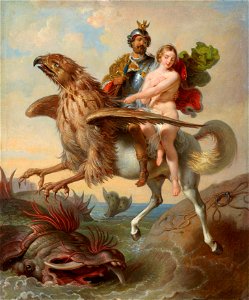 Johann Peter Krafft - Rüdiger und Angelica (Studie zu Rüdiger und Angelica) - 6659 - Österreichische Galerie Belvedere