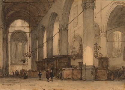 Johannes Bosboom - Kerkinterieur3