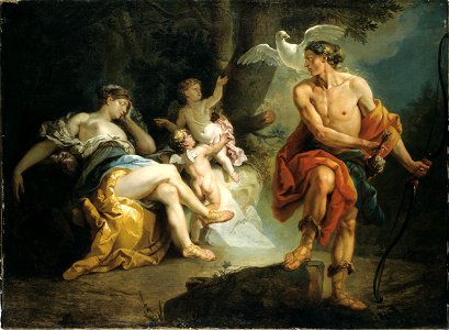 Johann Zoffany - Venus and Adonis