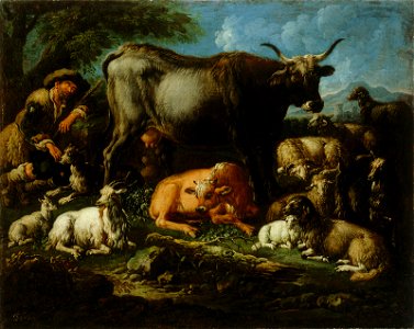 Johann Melchior Roos - Mirna čreda