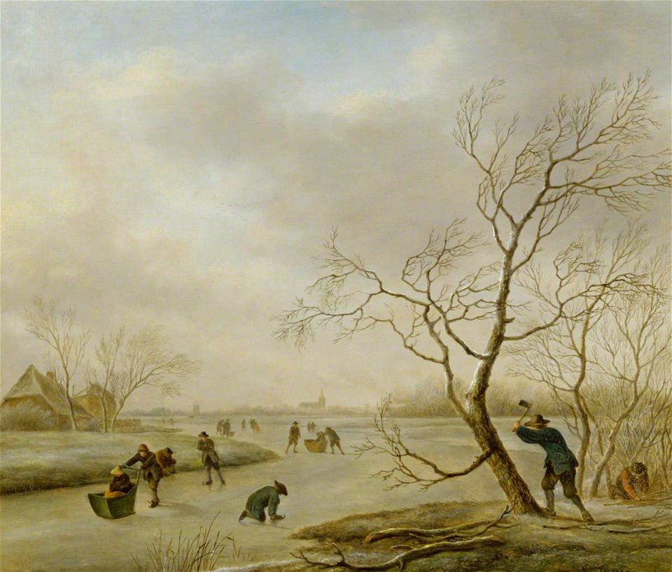 Johannes Janson (1729-1784) - A Winter Landscape - 446724 - National Trust