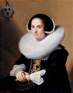 Johannes Cornelisz. Verspronck - Portrait of Willemina van Braeckel - WGA25033