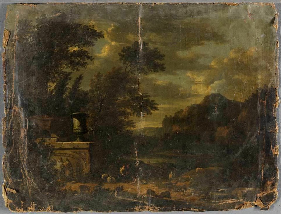 Johannes Glauber - Italienische Ideallandschaft - 6019 - Bavarian State Painting Collections